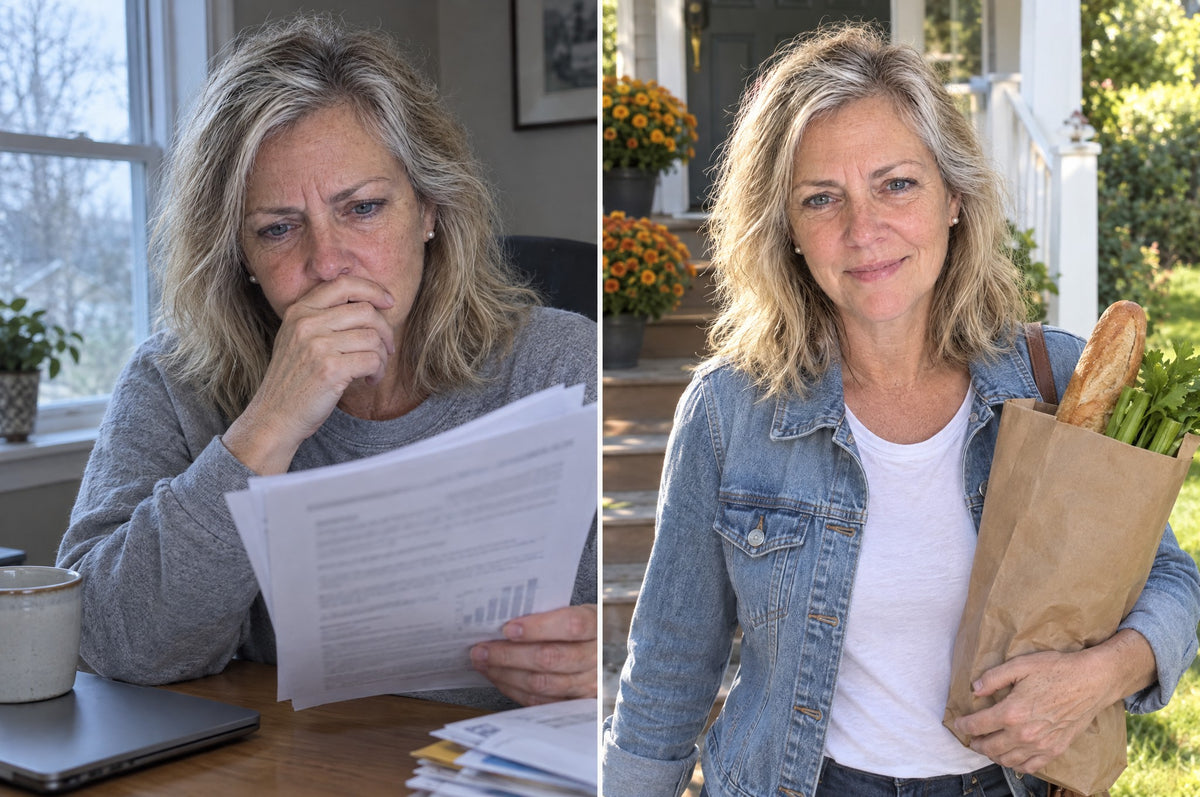 Before: a gynecologist staring at her own bone density report. After: carrying groceries up her porch steps with an easy stride